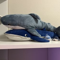 IKEA Shark & Whale Plush