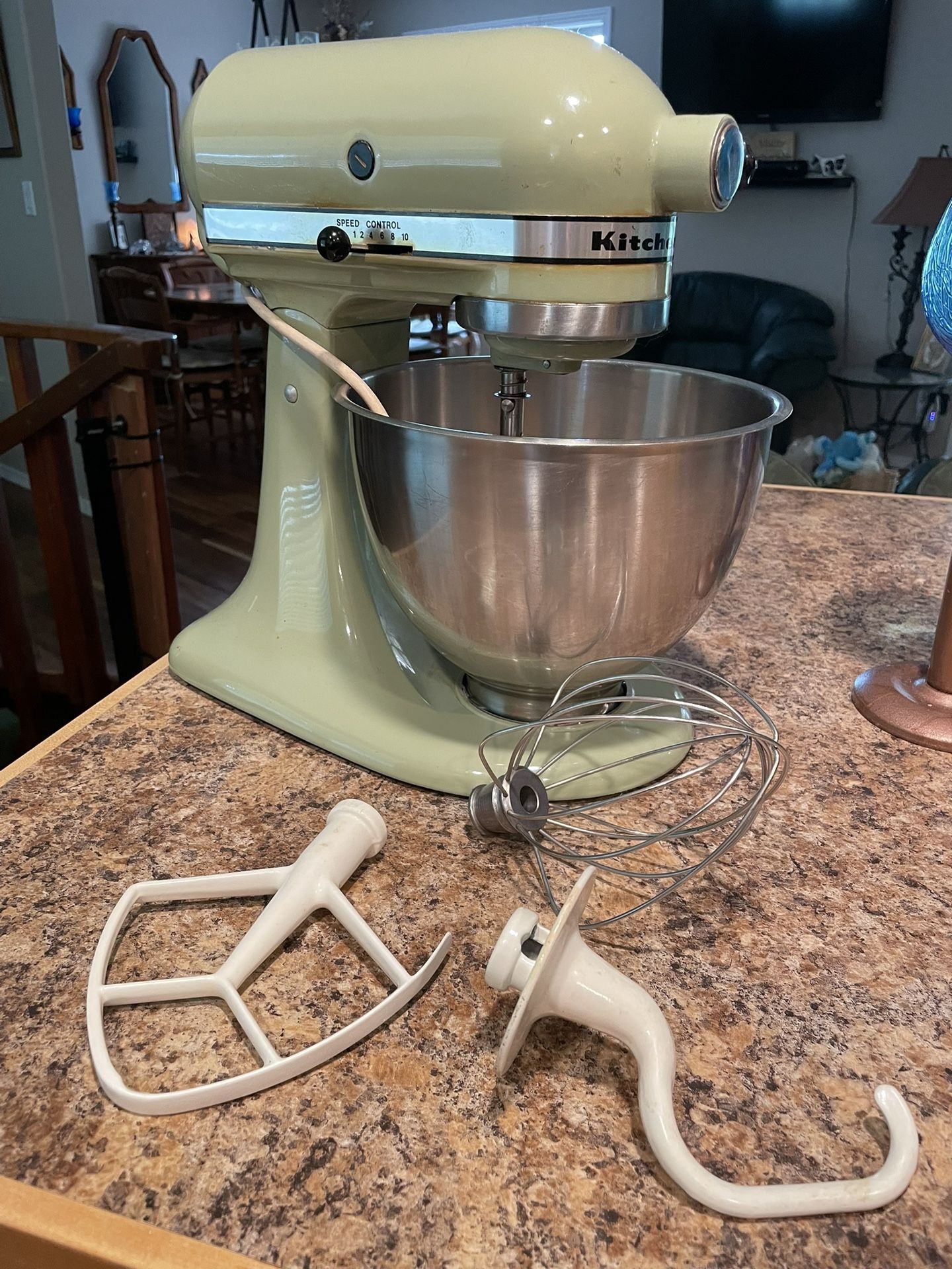 Vintage Kitchen Aid Mixer Green