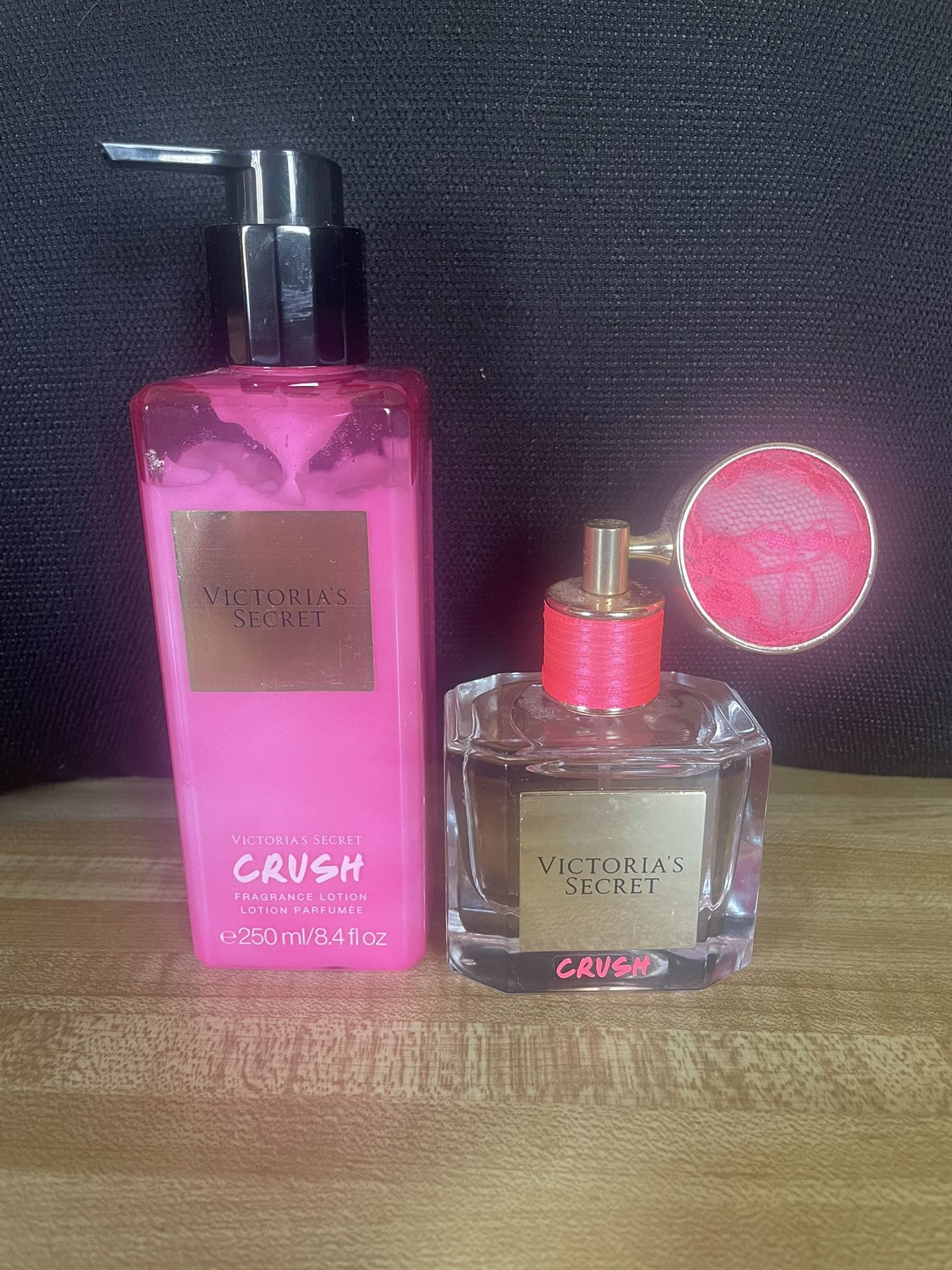 Victoria’s Secret Crush Eau De Parfum  1.7 FL OZ / 50ML & Matching Lotion 