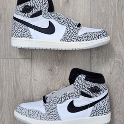 Nike Air Jordan 1 Retro OG High Cement 'Elephant' DZ5485-052 Men's Size 9.5 New 🔥