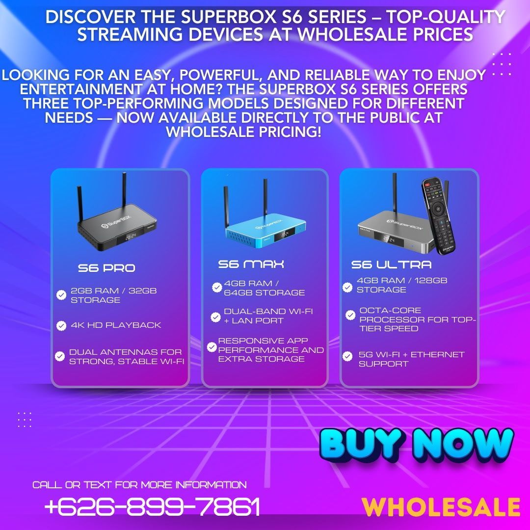 SuperBox ⚡⚡⚡ Super Box ⚡ S6 Ultra 💥 Max 💥 Pro 💥 VseeBox ⚡ Vsee Box ⚡ ⚡ SuperCaja ⚡ Ultimate TV Solution 💎💎💎