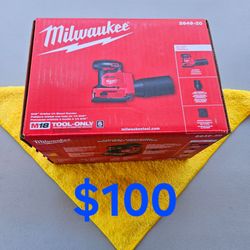 $100 Milwaukee Square Sander (Tool-Only) 18-Volt