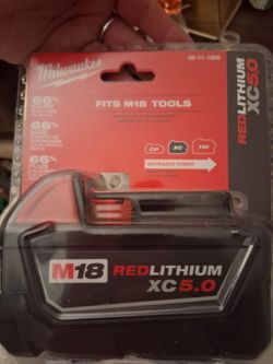 Milwaukee M18 RedLithium XC5.0 Battery