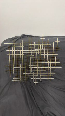Gold Metal Wall Art piece