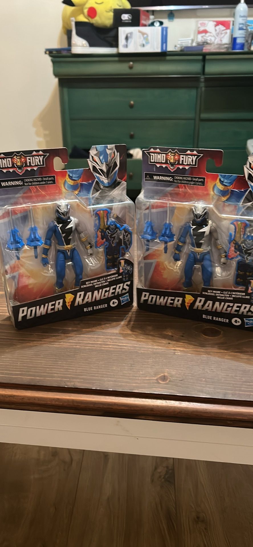This is the Power Rangers Dino Fury Blue Ranger 6-Inch Action Figure