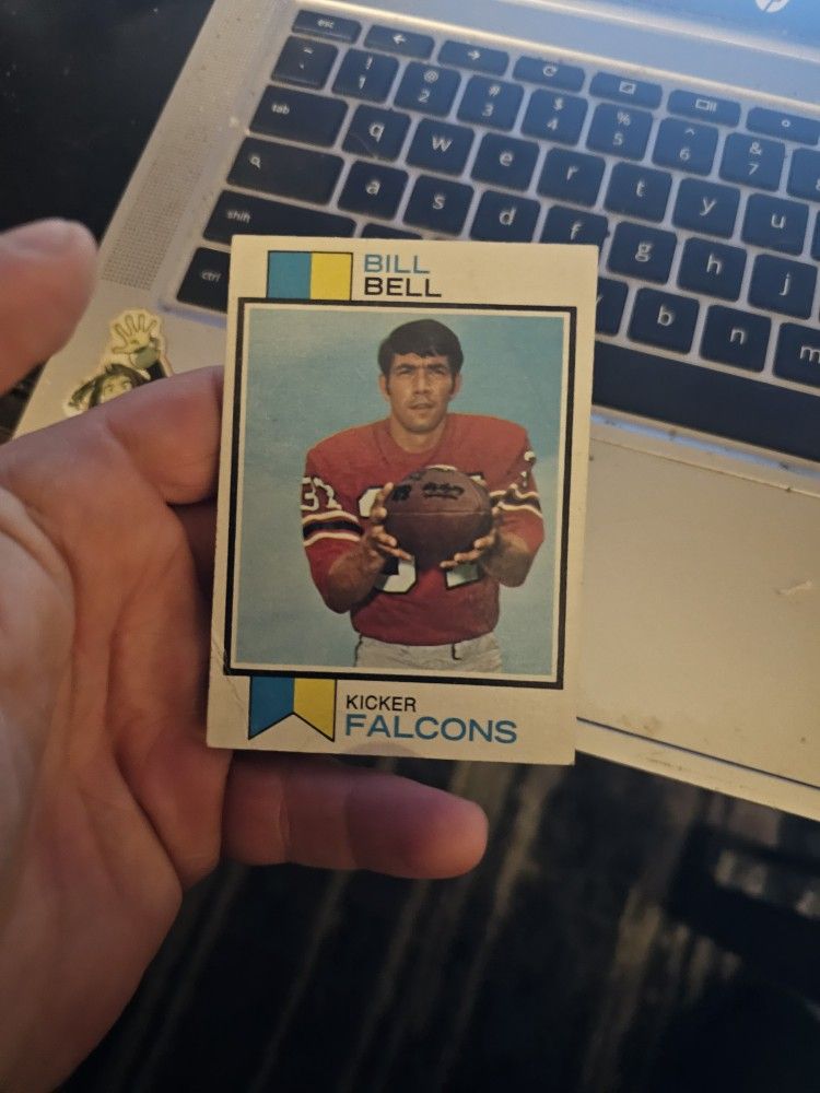 Bill Bell 1973 Topps Football Card