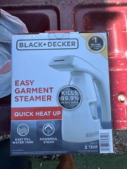 Black+decker garment steamer