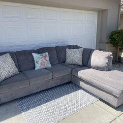 Grey Sectional Couch 