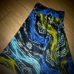 ° Multi-Colored Ruffle Mini Skirt Size M