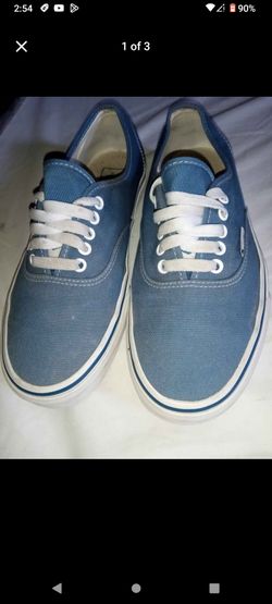 Blue vans size 9