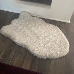 Faux Fur Dog Bed With Foam Mattress