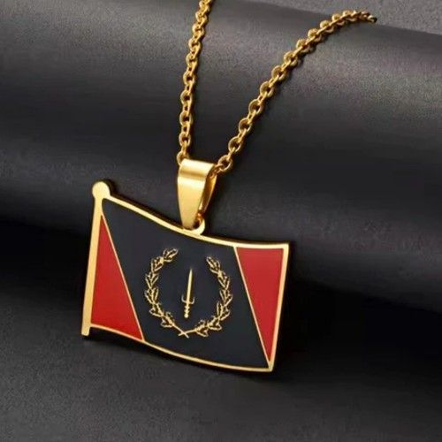 Black American Heritage Flag Necklace