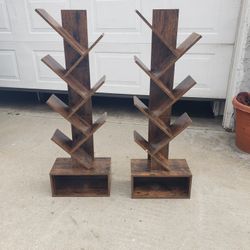 Tree Style Shelf Stand - Books , DVD Or CD - 1 Available 