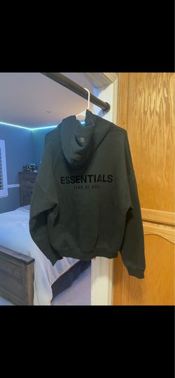 Fear of God Essentials Hoodie Black