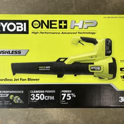 New Ryobi 18v Leaf Blower Kit