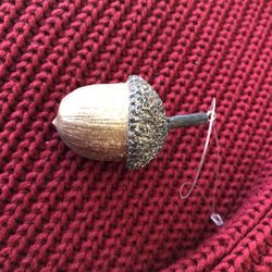 A Corn Vintage 2 Inches Tall Metal Golden Color 1.5 “ H X .5 W 