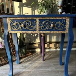 Whimsical Hand Painted Table