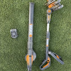 Worx Weedeater And Blower
