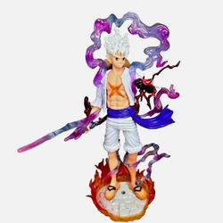 One Piece Gear 5 Luffy Figure Luffy Action Figure Collection Statue 7.87 inch