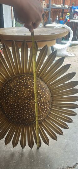 Large Metal Sunflower Wall Decor