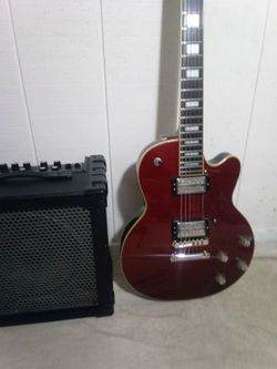 Electric guitar and amplifier combo