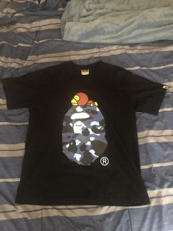 Black Blue Camo Bape Tee