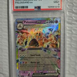 2024 Pokemon SSP EN Palossand ex #091 PSA 9