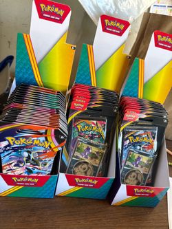 44 single packs of Pokémon