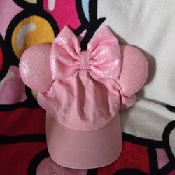Disney Inspired Pink Minnie Mouse Ears Hat
