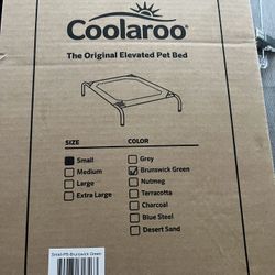 Coolaroo Pet Bed Size Small Green In Color 