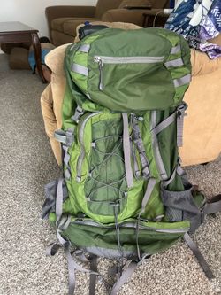 REI camping backpack