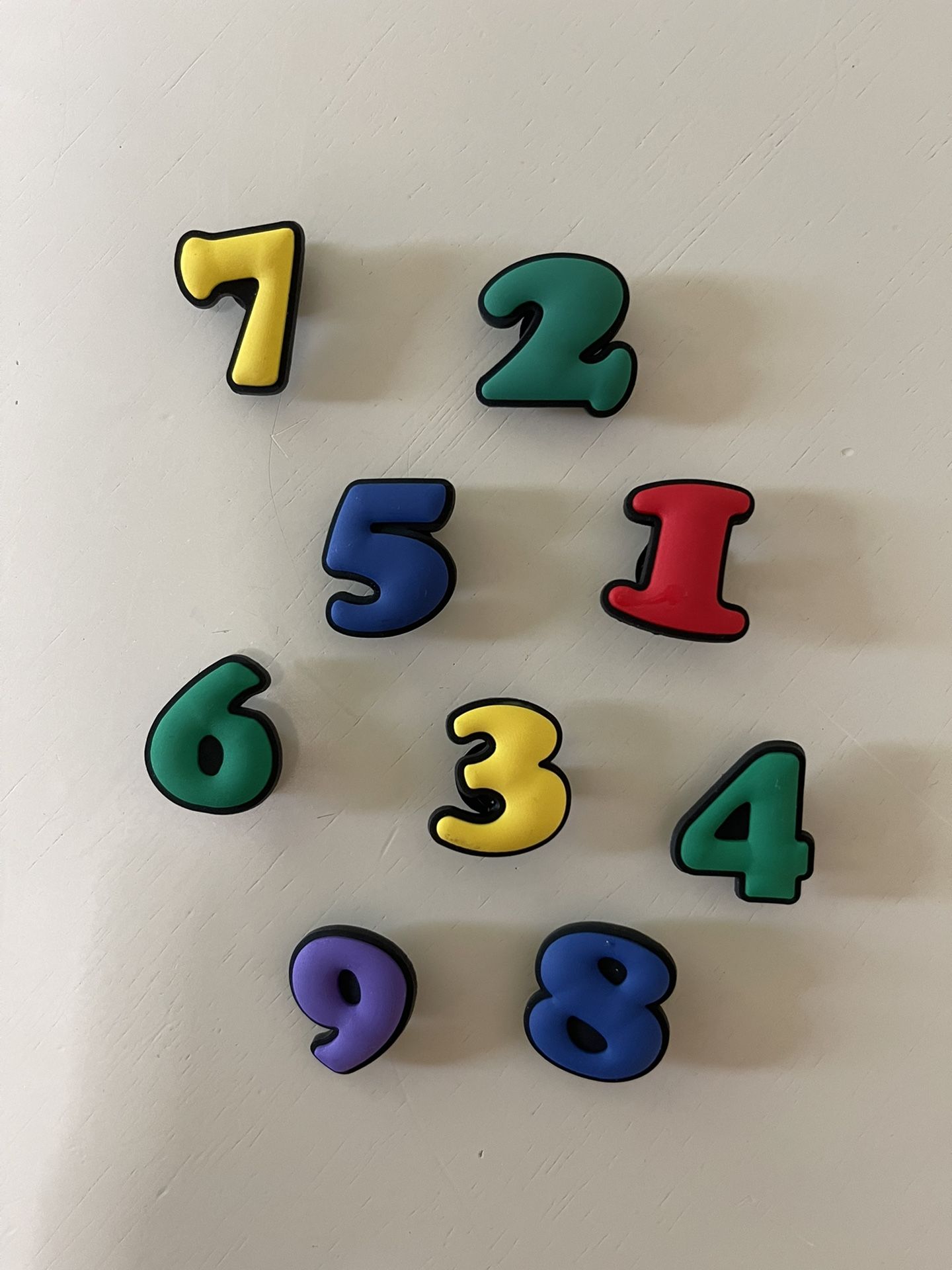 Letters and Numbers Crocs Charms