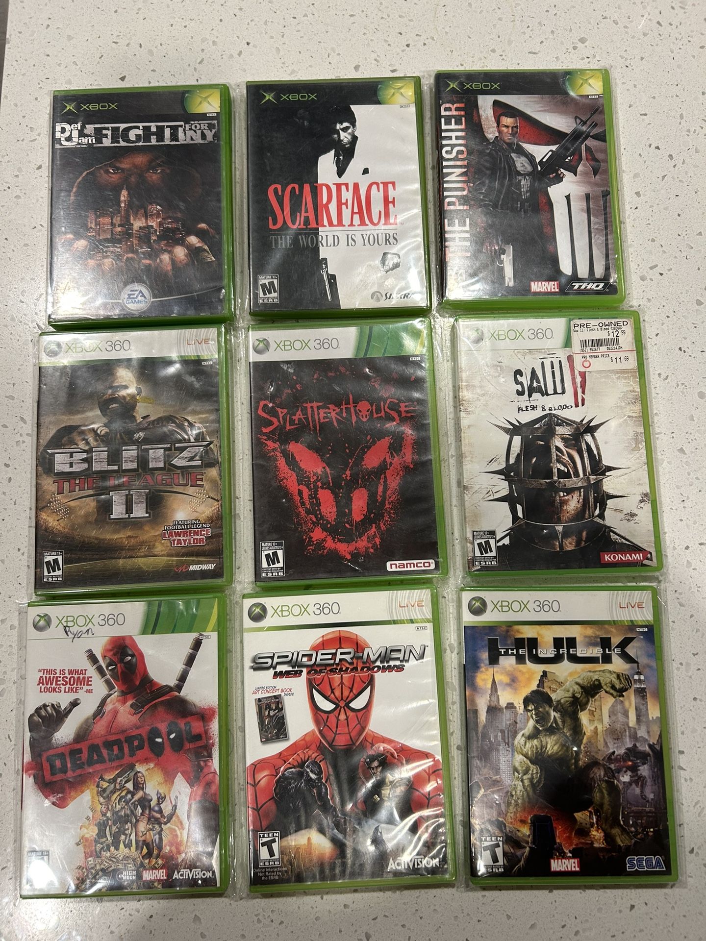 Xbox & Xbox 360 Video Games