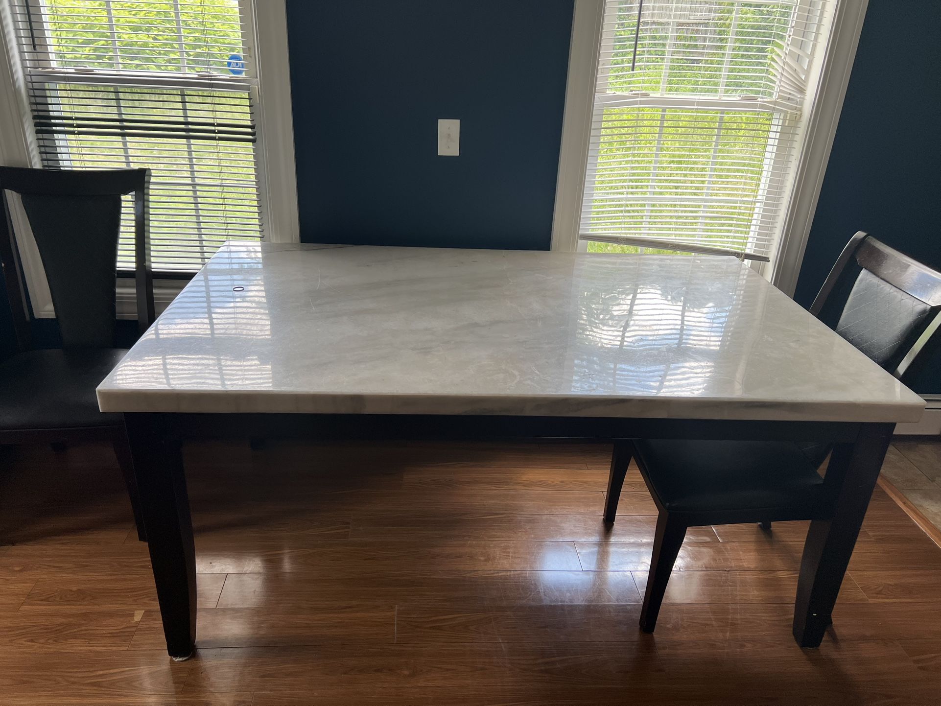 Kitchen Table - 8 Seater Marble Comes With 4 Chairs