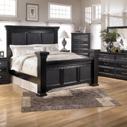 FOR SALE: Cavallino King Bedroom Set by Ashley Furniture – $500 OBO