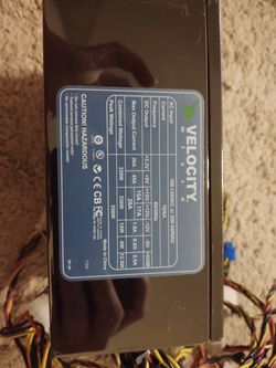 Velocity Micro 550 Watt Power supply