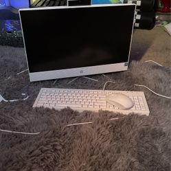 all in one pc HP computer comes with keyboard mouse and camera 