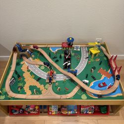 KidKraft Wooden TRAIN SET 