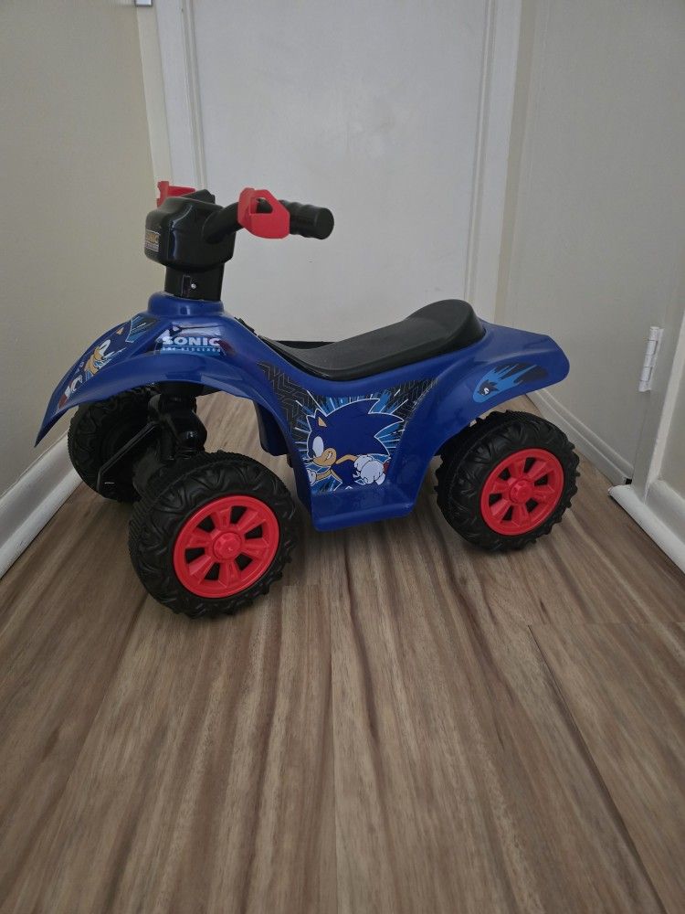 Electric Kids Riding Bike