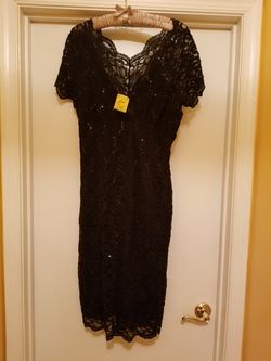 New lace sequins dress