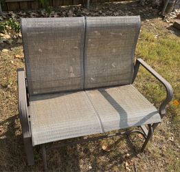 Outdoor bench rocker/glider
