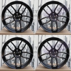 New Set 20 Inch Rims Wheels 20x9.5 20x11 (5x115) CB: 71.5 Fit Dodge Charger SRT