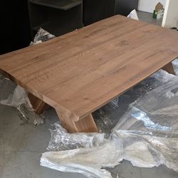 Oak Brûlé Rectangular Coffee Table