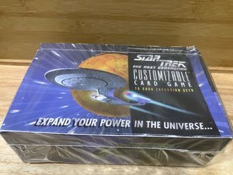 Star Trek: TNG Customizable Card Game booster box