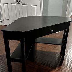 Dark Wood Corner Desk (CHECK DESCRIPTION)