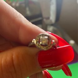 Silver Ring Size 6 1/2 Or 7