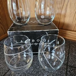 Crystal Stemless Glassware 