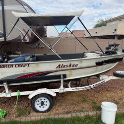 2000 Smoker Craft Aluminum Fishing Boat