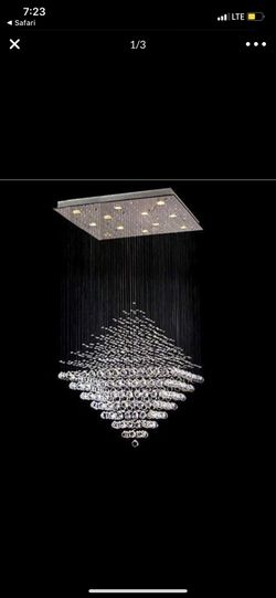 Brand new crystal chandelier/channel light/luxury chandelier/home decor/Light fixtures /home goods