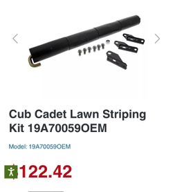Cub Cadet Lawn Striping Kit 19A70059OEM